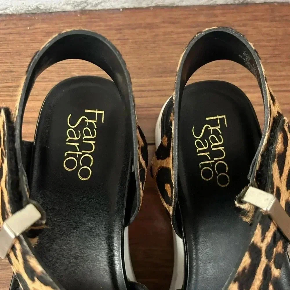 Franco Sarto Animal Print Sandals